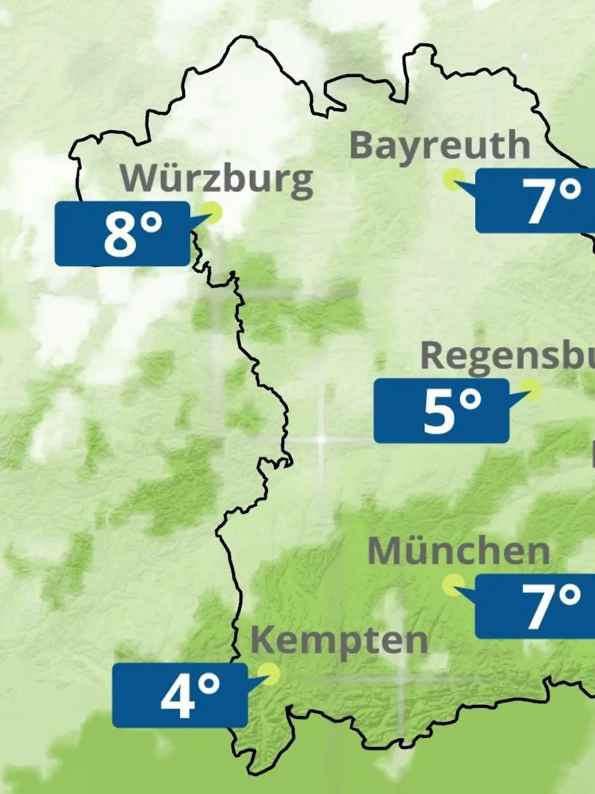 Bild zu: "Bayern: Wie wird das Wetter?"