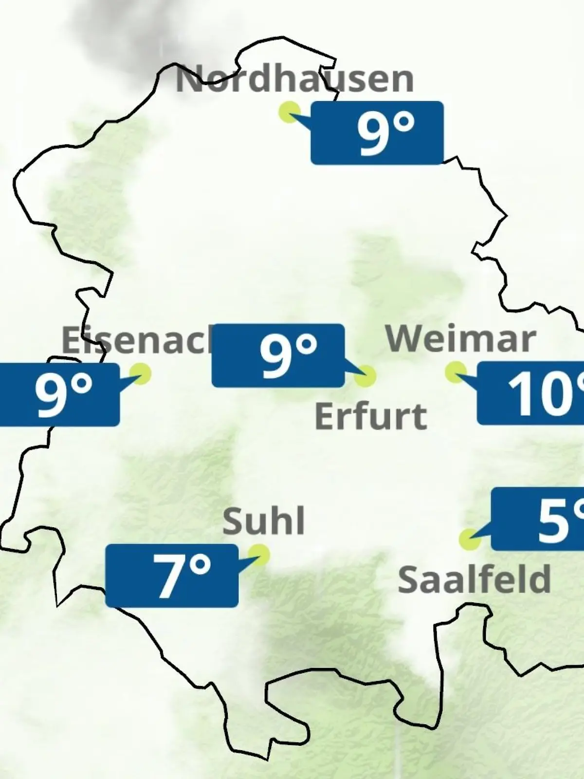 Bild zu: "Thüringen: Wie wird das Wetter?"