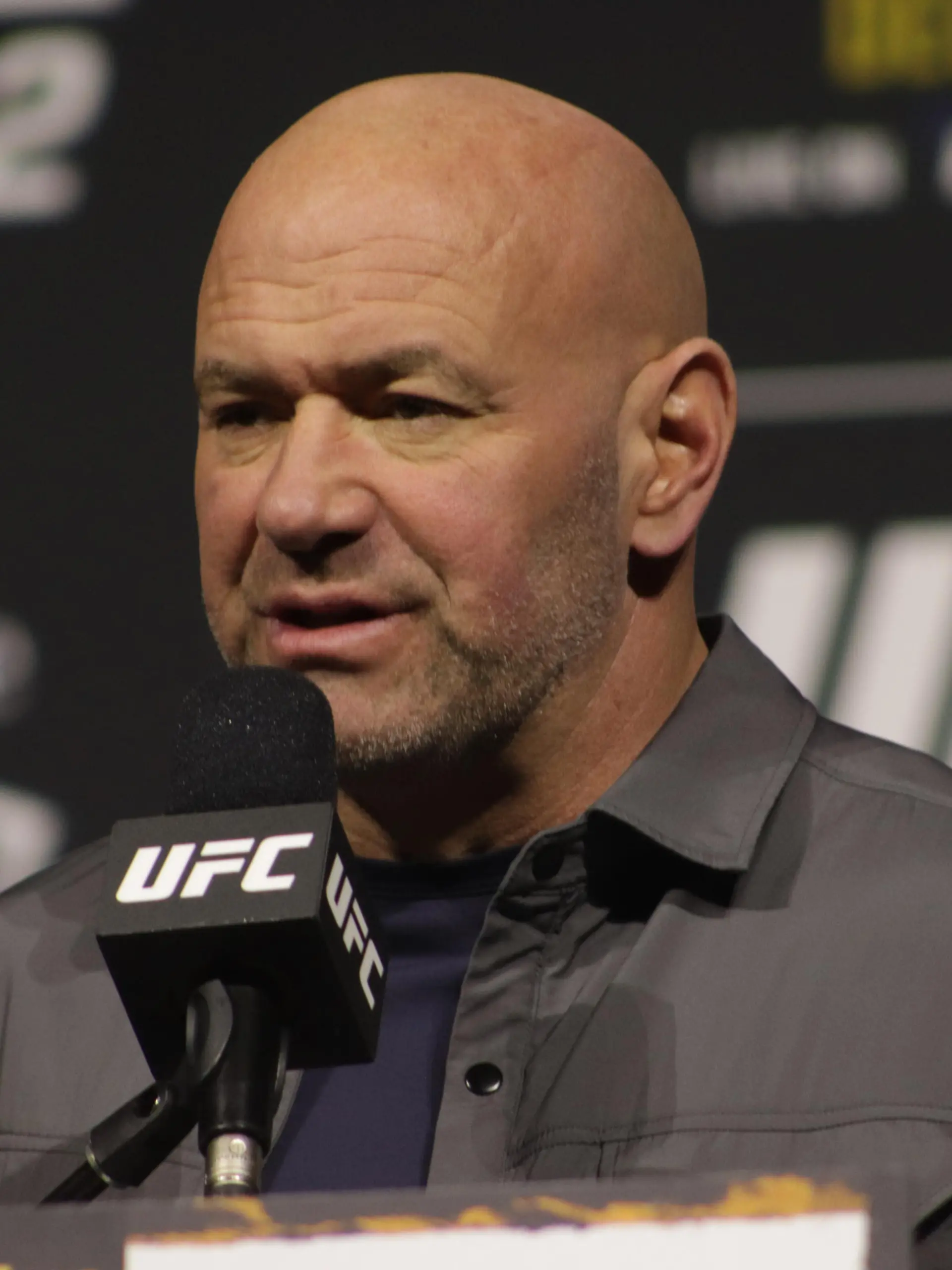 December 8, 2022, Las Vegas, Nevada, Las Vegas, NV, United States: UFC Apex LAS VEGAS, NV - DECEMBER 8: Dana White interacts with media during the UFC 282 Media Day at UFC Apex on December 8, 2022, in Las Vegas, Nevada, United States. (Photo by Diego Ribas/PxImages) (Credit Image: Â© Diego Ribas/Sport Press Photo via ZUMA Press