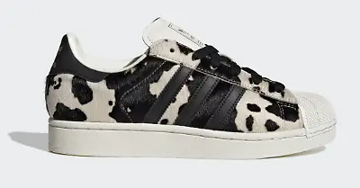 Adidas Superstar II Schuh mit Kuhflecken