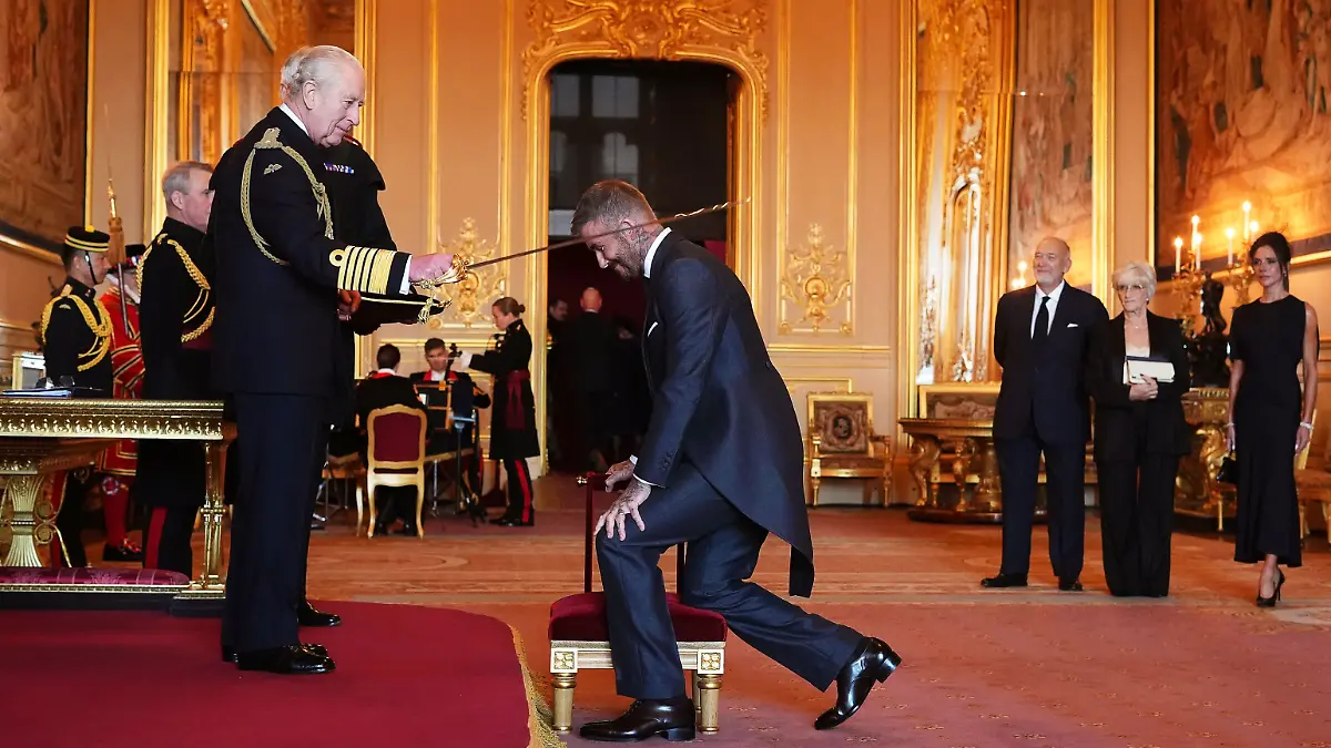 Ritterschlag für David Beckham