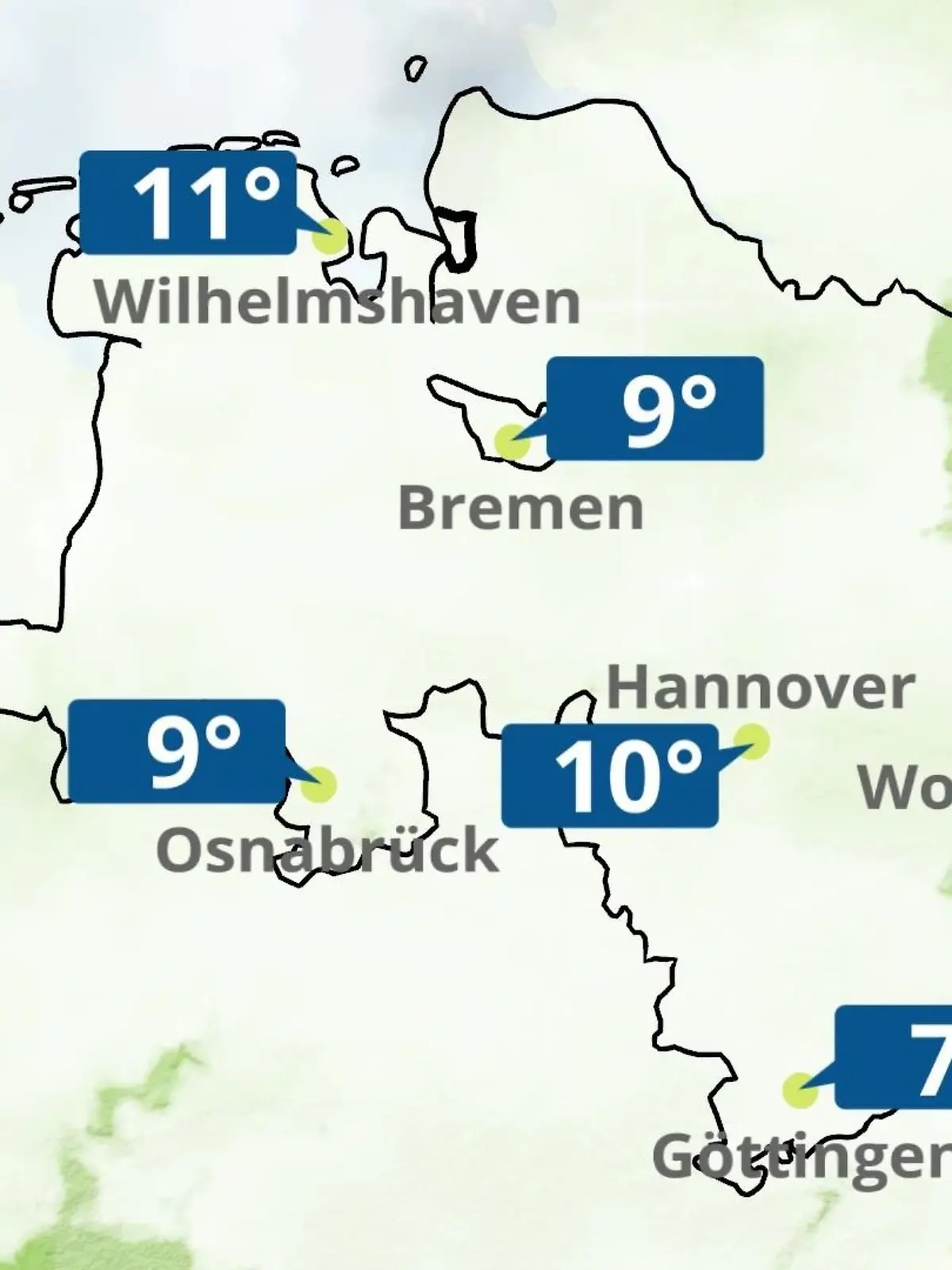 Bild zu: "Bremen und Niedersachsen: Wie wird das Wetter?"