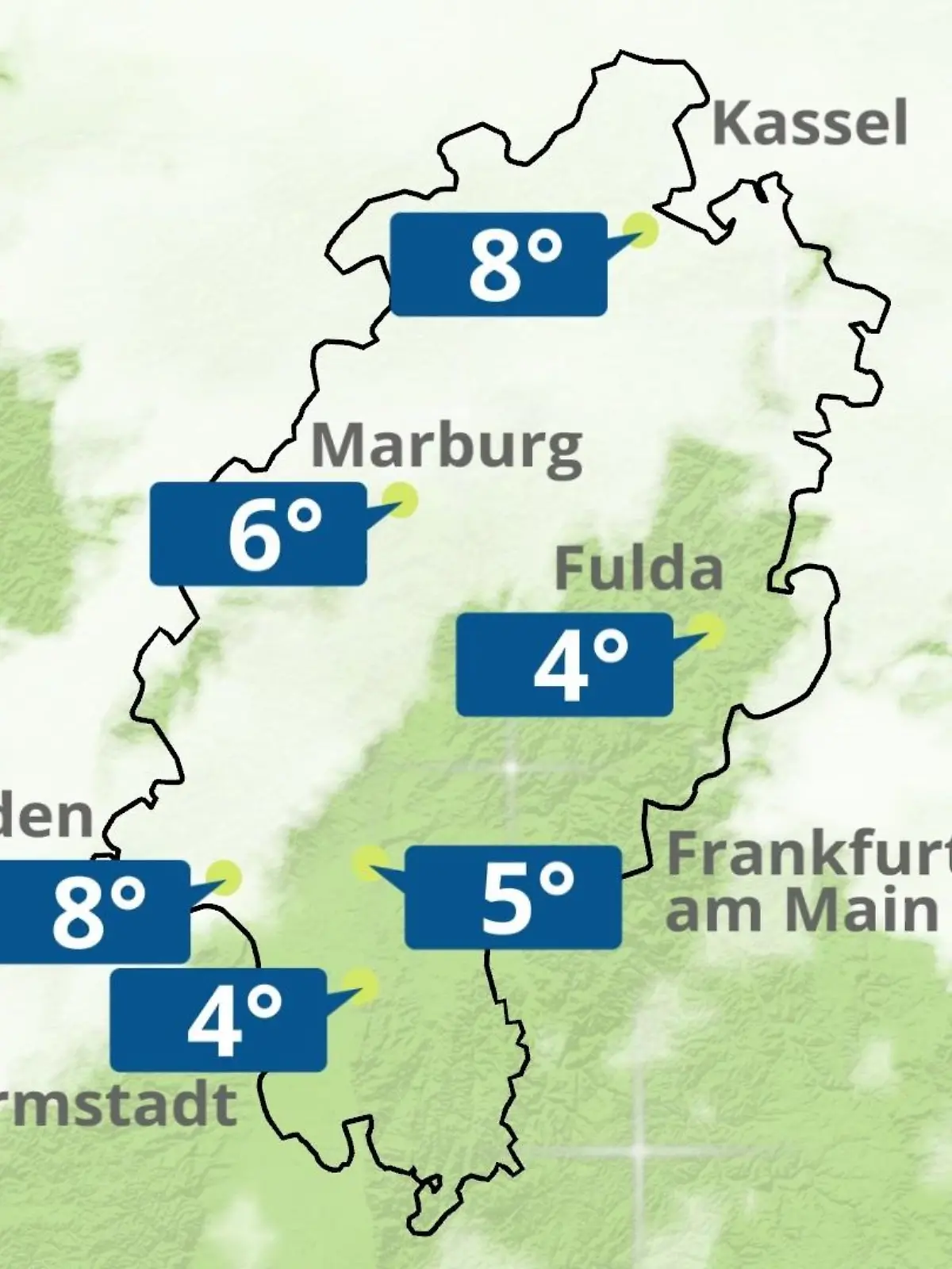 Bild zu: "Hessen: Wie wird das Wetter?"