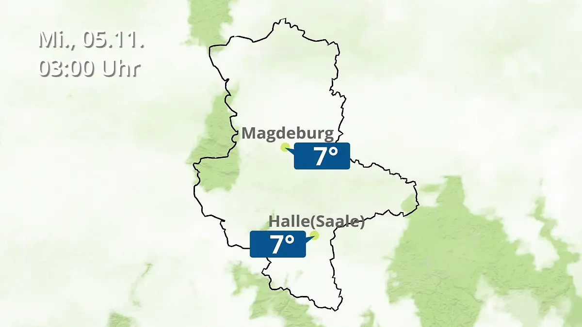 Sachsen-Anhalt: Wie wird das Wetter? Regen und Wolkenfilm für Halle und Magdeburg