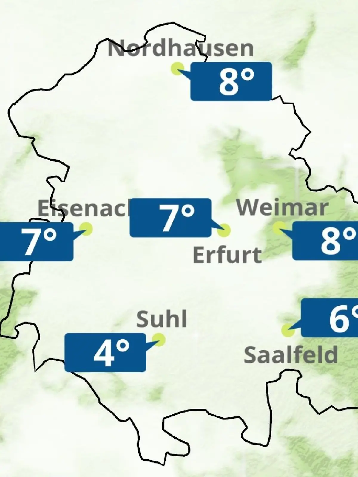 Bild zu: "Thüringen: Wie wird das Wetter?"