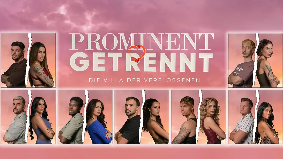 Daher kennt man die „Prominent getrennt”-Paare der 5. Staffel Der neue Cast für 2026