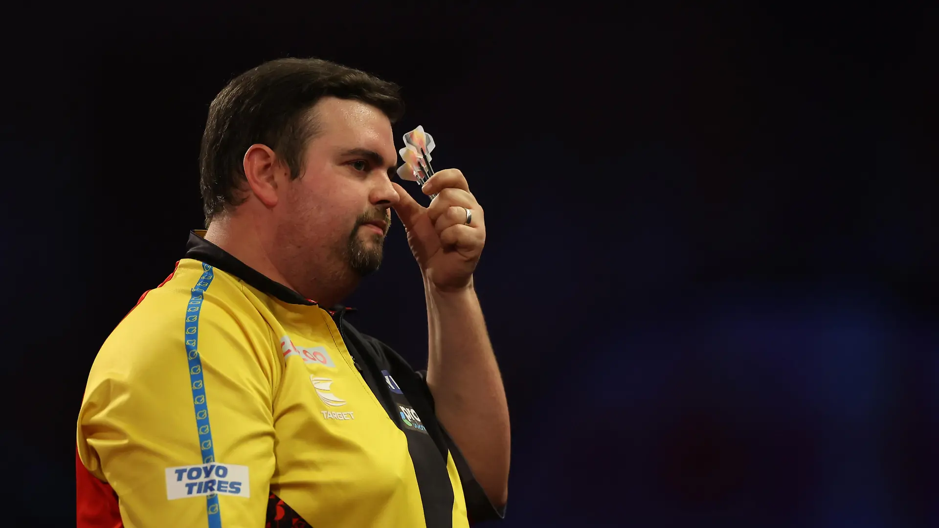 2nd January 2023, Alexandra Palace, London, England; 2022/23 PDC Cazoo World Darts Championships Day 15 Semi-Finals; Gabriel Clemens during his match against Michael Smith / action press