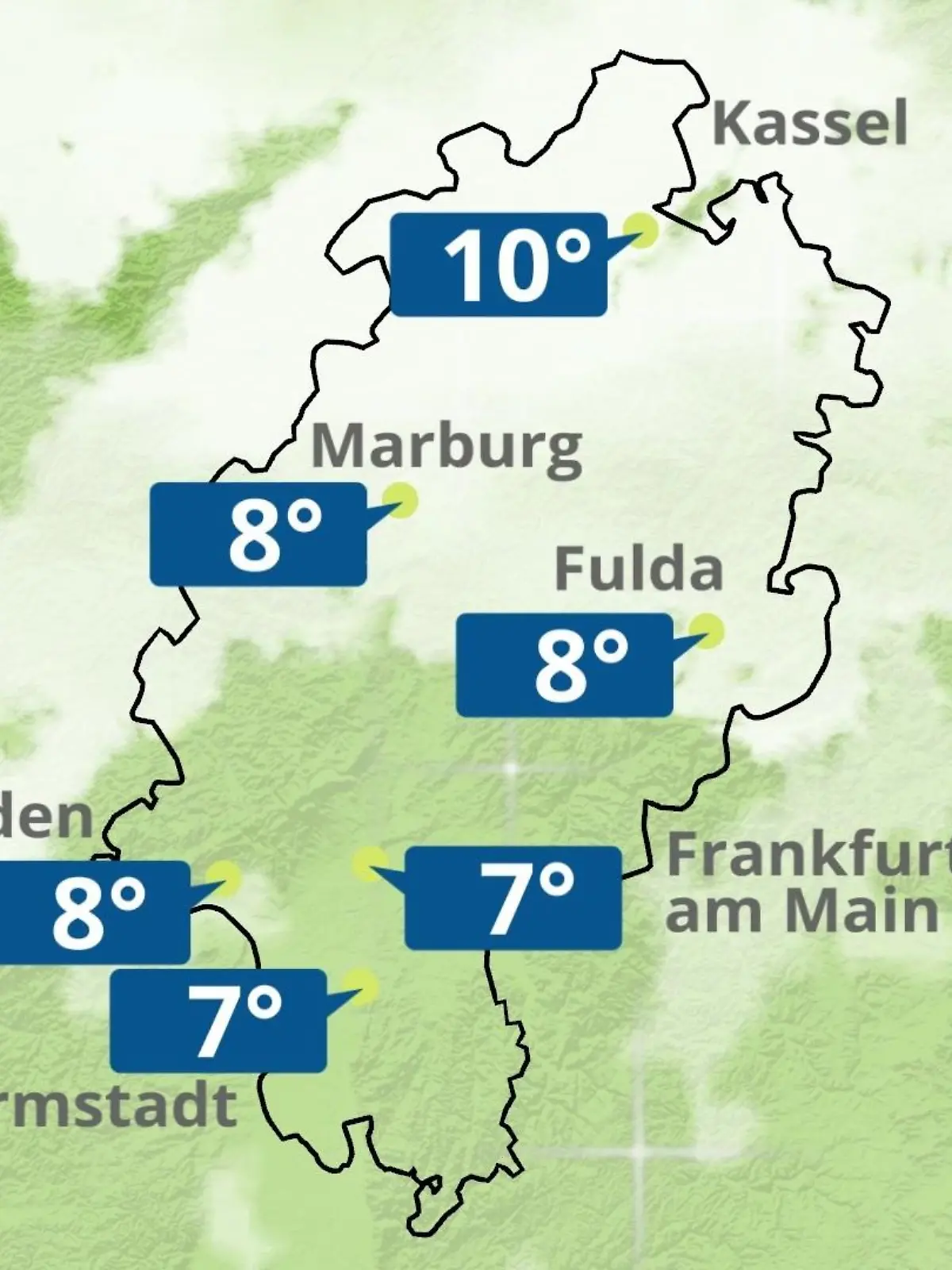 Bild zu: "Hessen: Wie wird das Wetter?"
