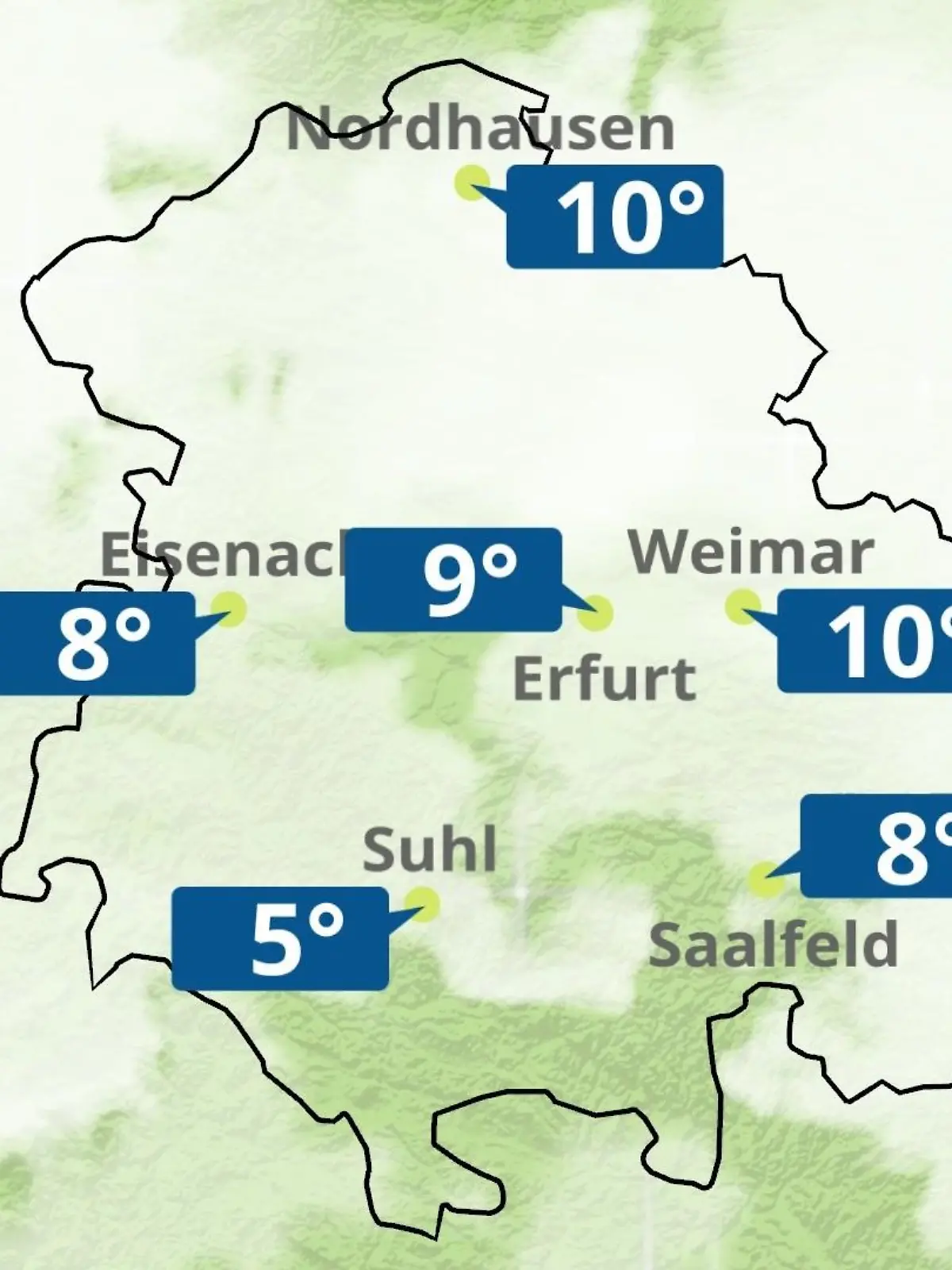 Bild zu: "Thüringen: Wie wird das Wetter?"