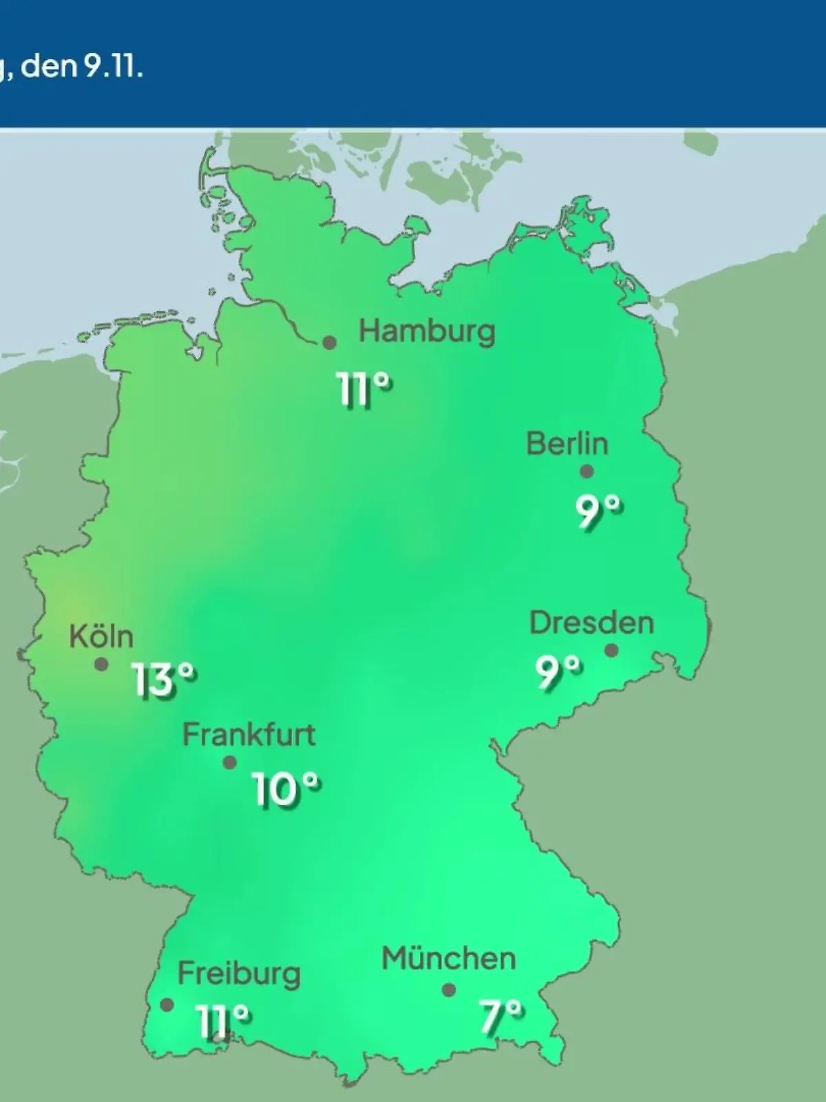 Bild zu: "Im Video: Temperatur-Vorhersage"