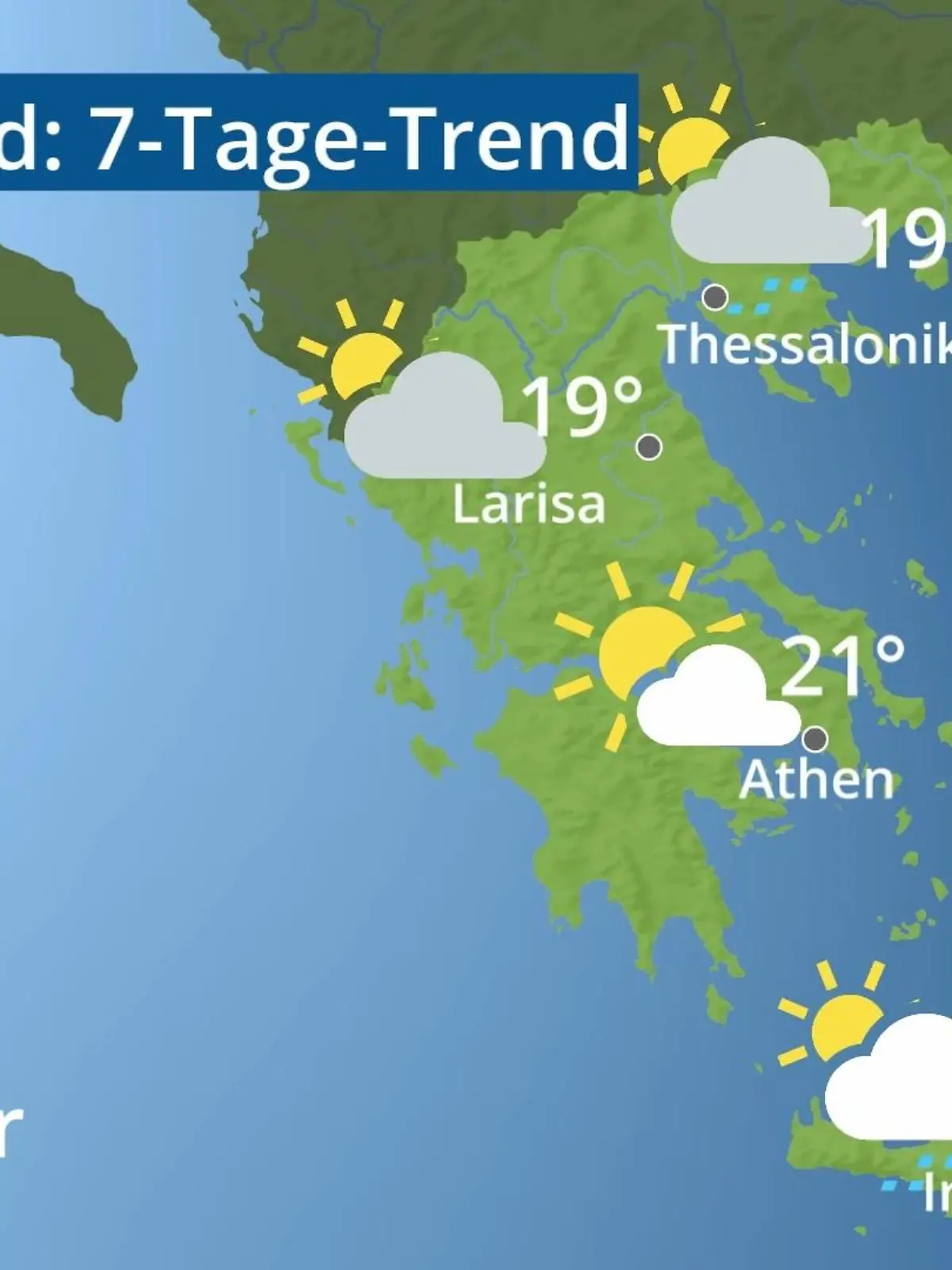 Bild zu: "Griechenland: Wie wird das Wetter?"