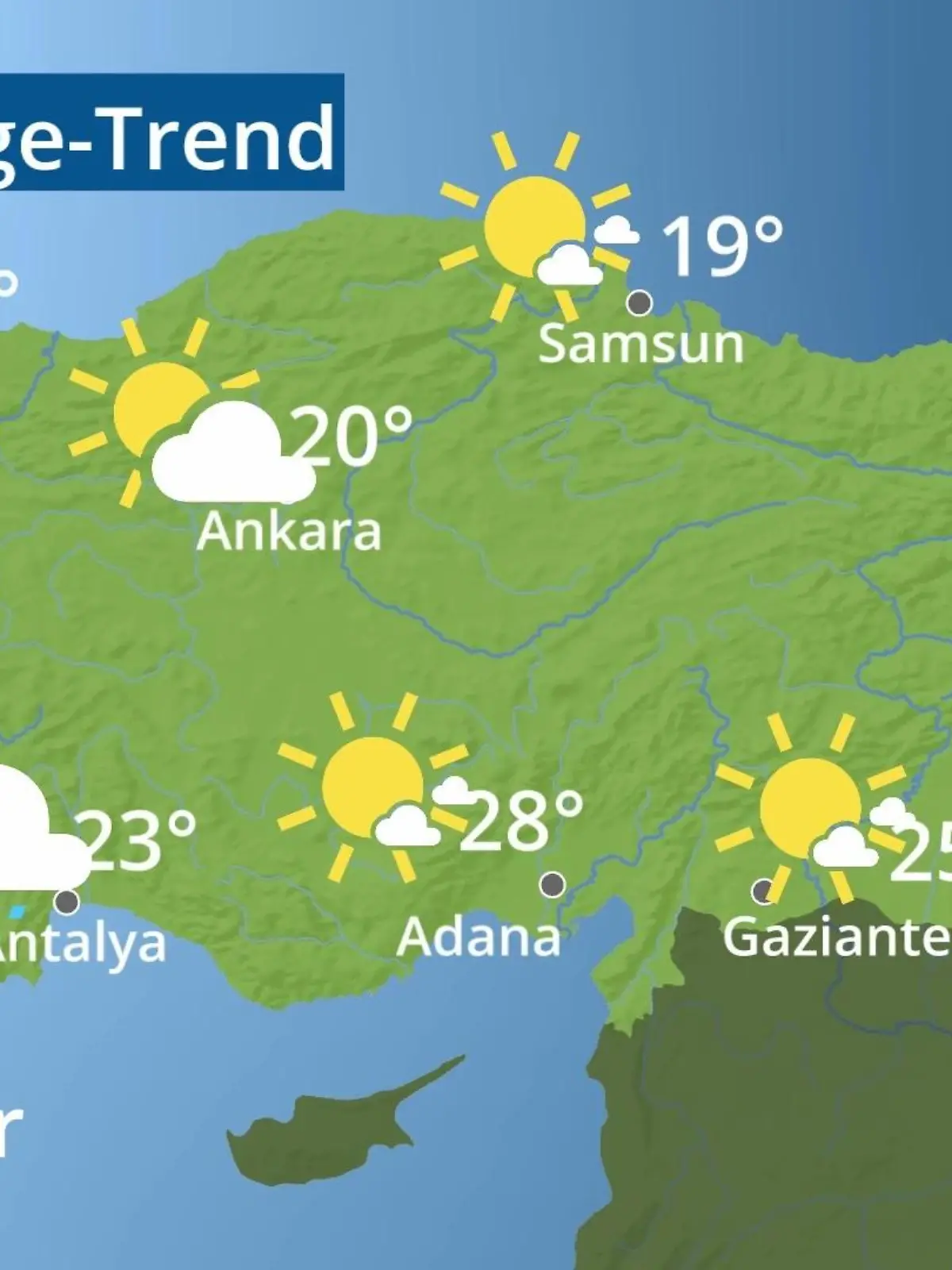 Bild zu: "Türkei: Wie wird das Wetter?"