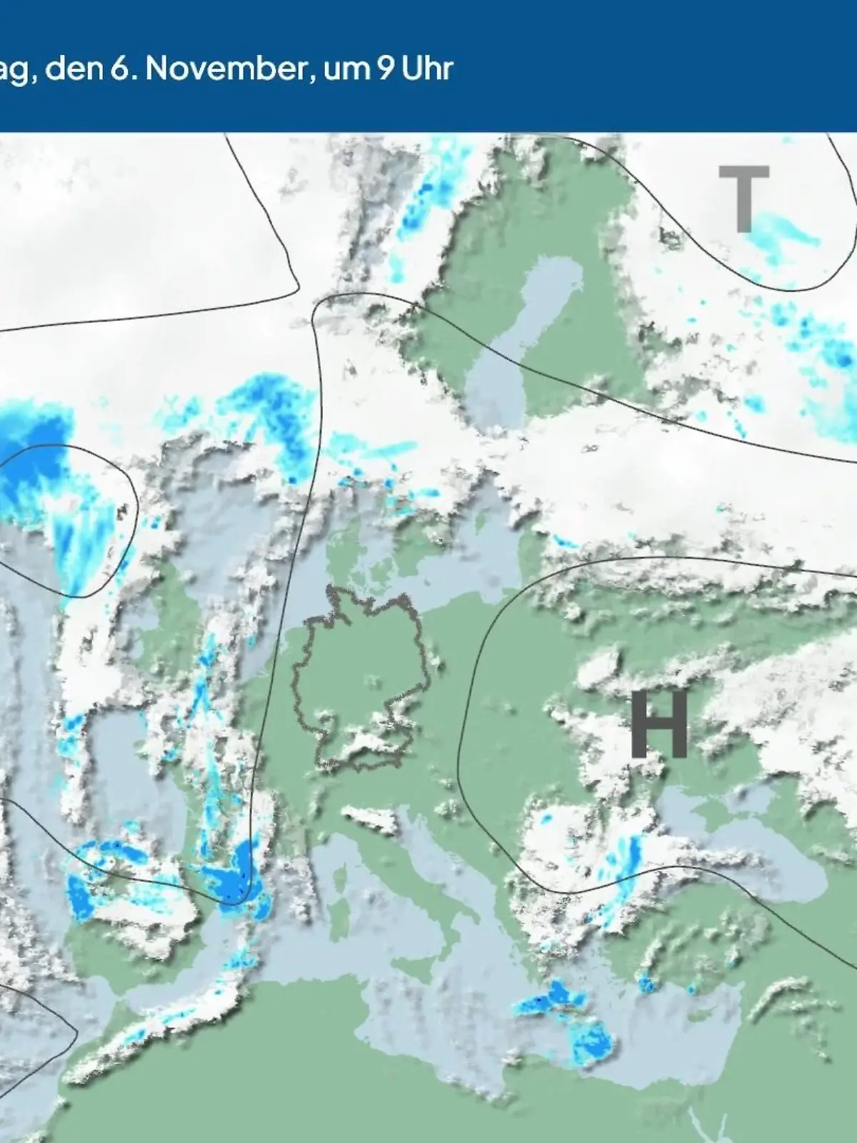 Bild zu: "Die Wetterlage der kommenden 5 Tage"