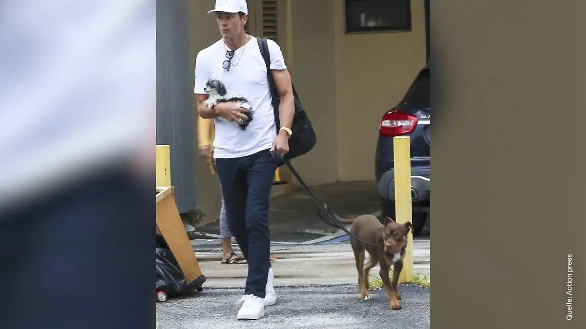 Tom Brady plaudert Familiengeheimnis aus Es geht um seinen Hund