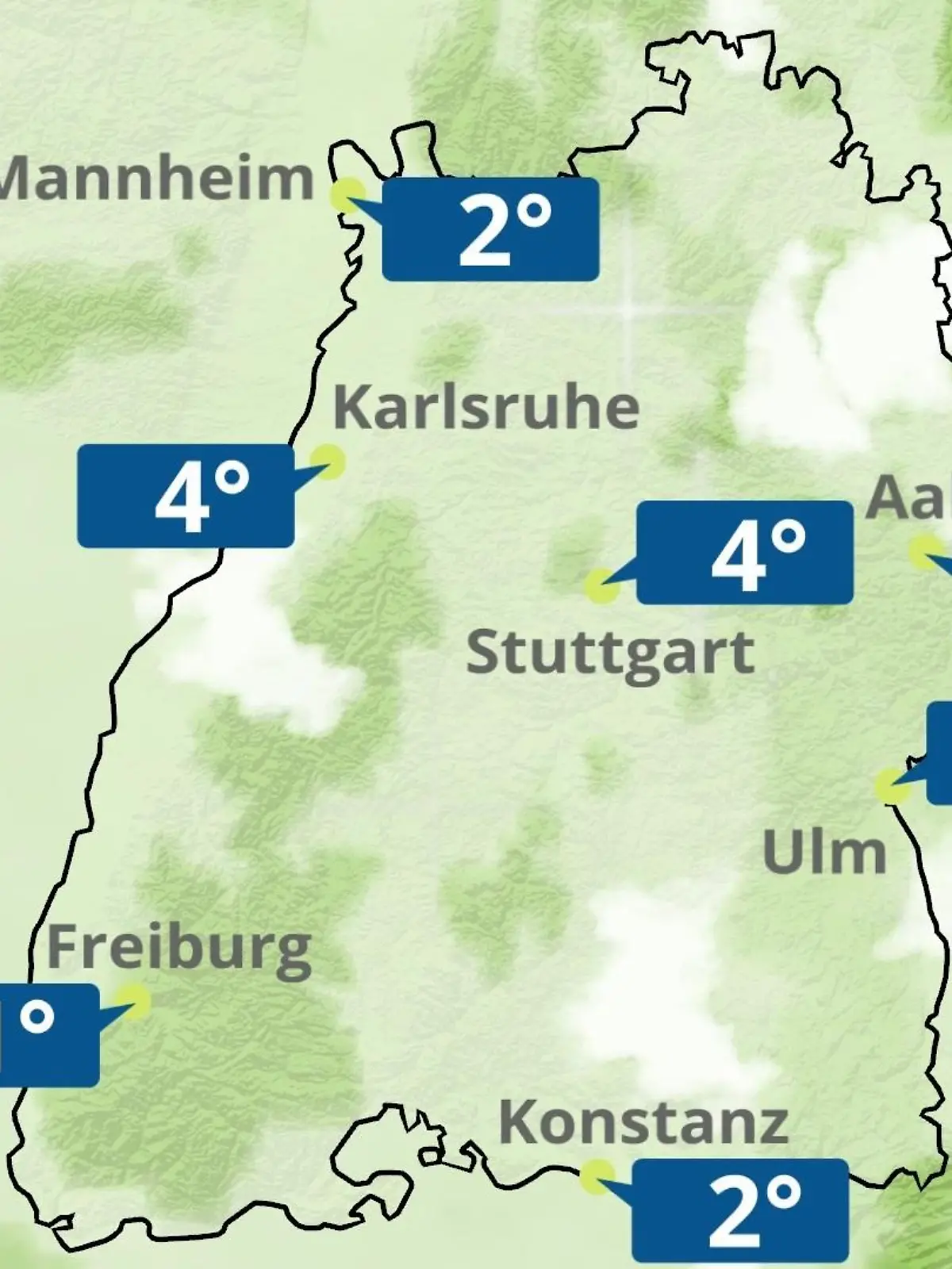 Bild zu: "Baden-Württemberg: Wie wird das Wetter?"