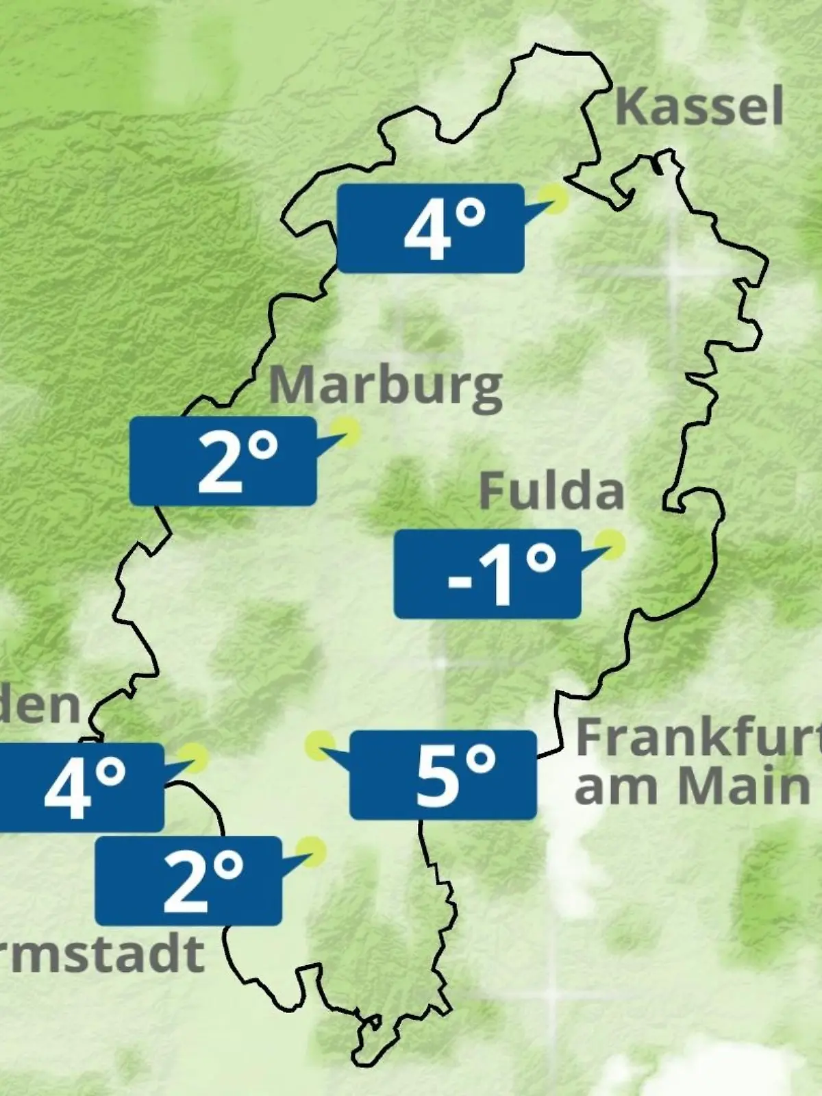 Bild zu: "Hessen: Wie wird das Wetter?"