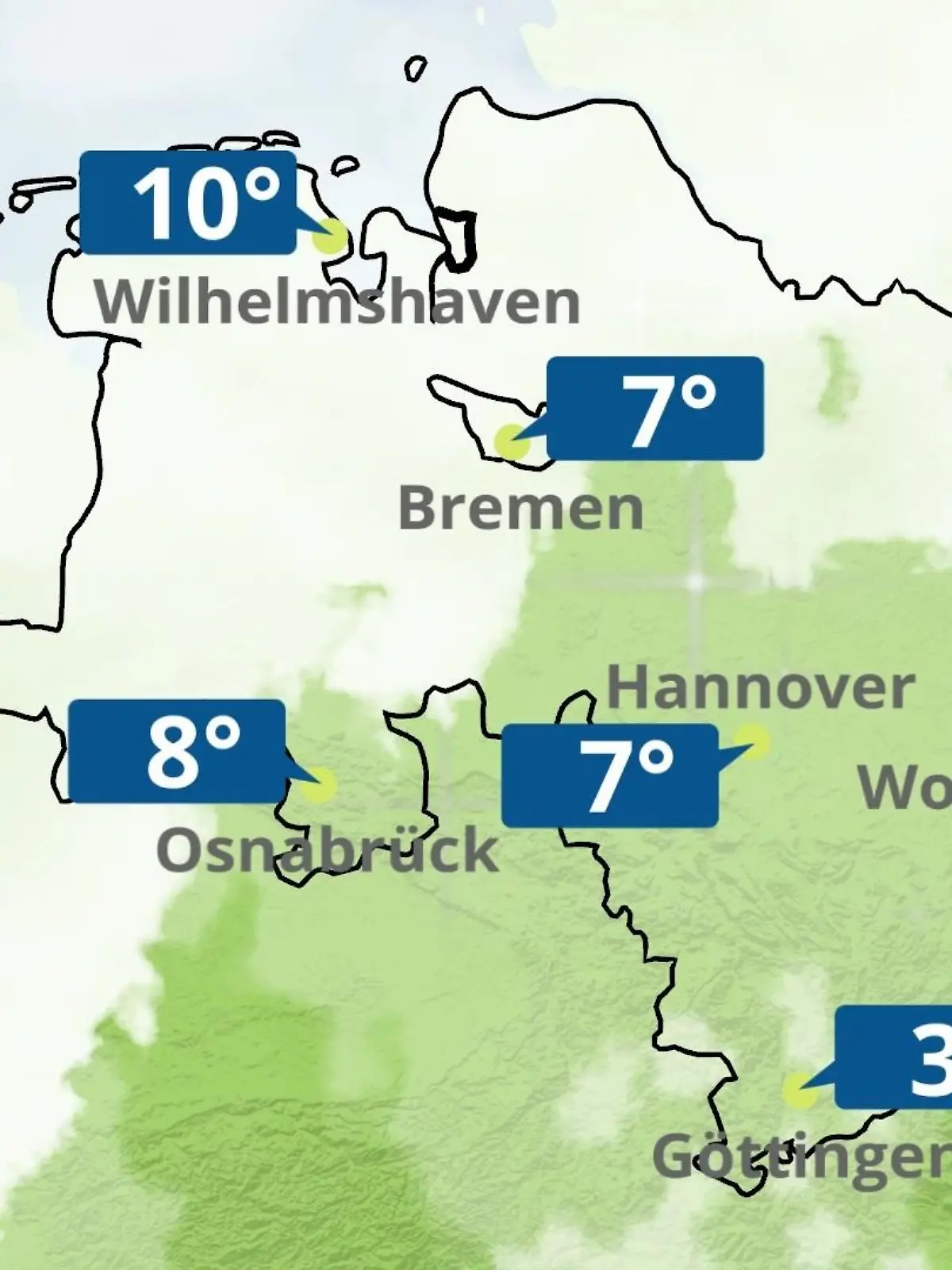 Bild zu: "Bremen und Niedersachsen: Wie wird das Wetter?"