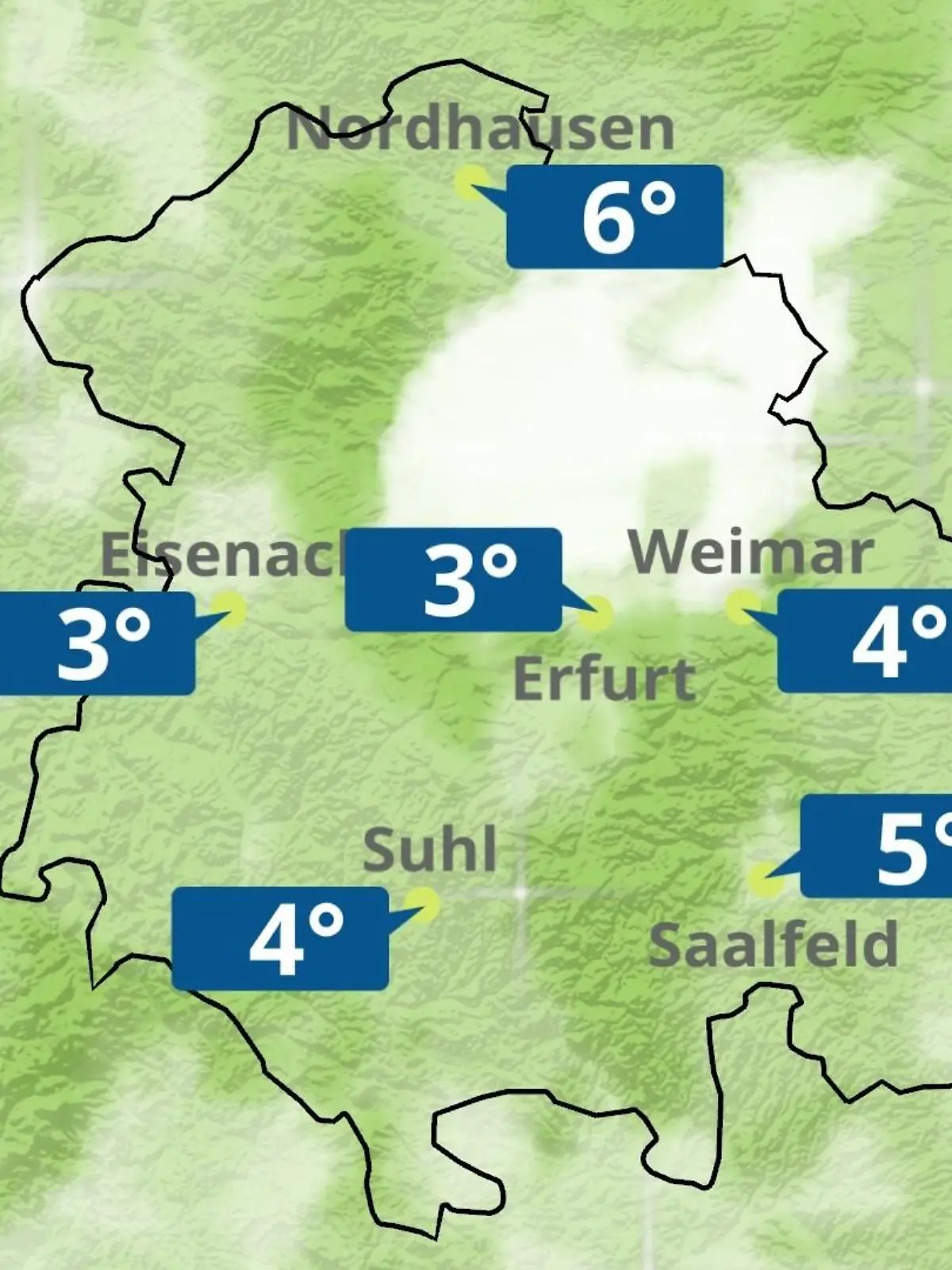 Bild zu: "Thüringen: Wie wird das Wetter?"