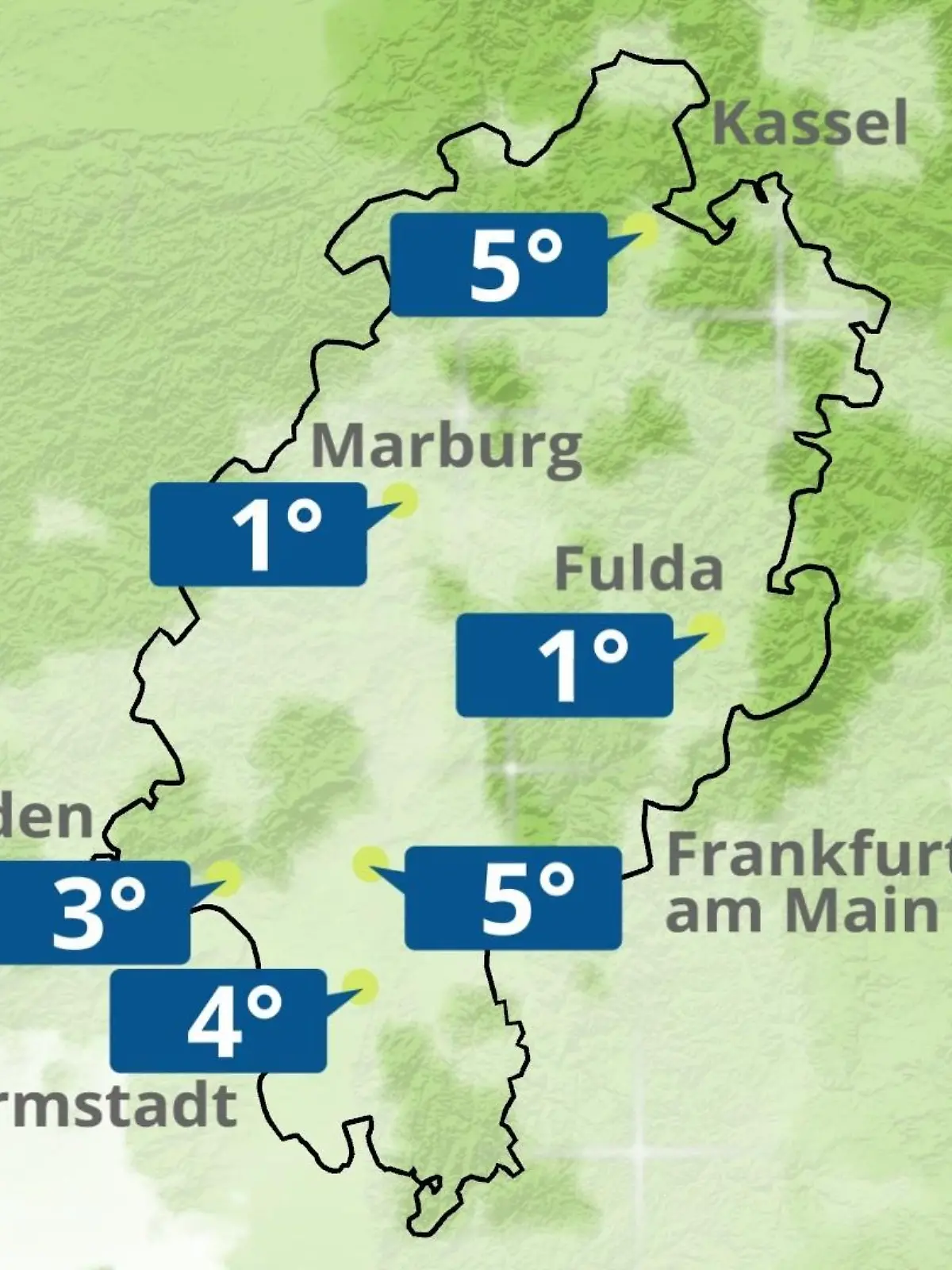 Bild zu: "Hessen: Wie wird das Wetter?"