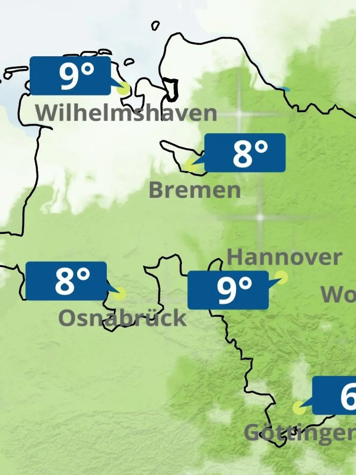 Bild zu: "Bremen und Niedersachsen: Wie wird das Wetter?"