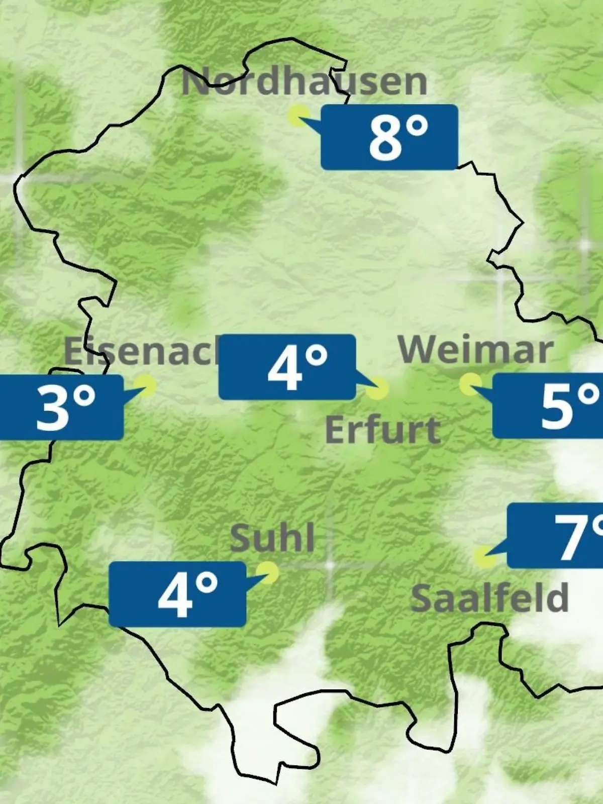Bild zu: "Thüringen: Wie wird das Wetter?"