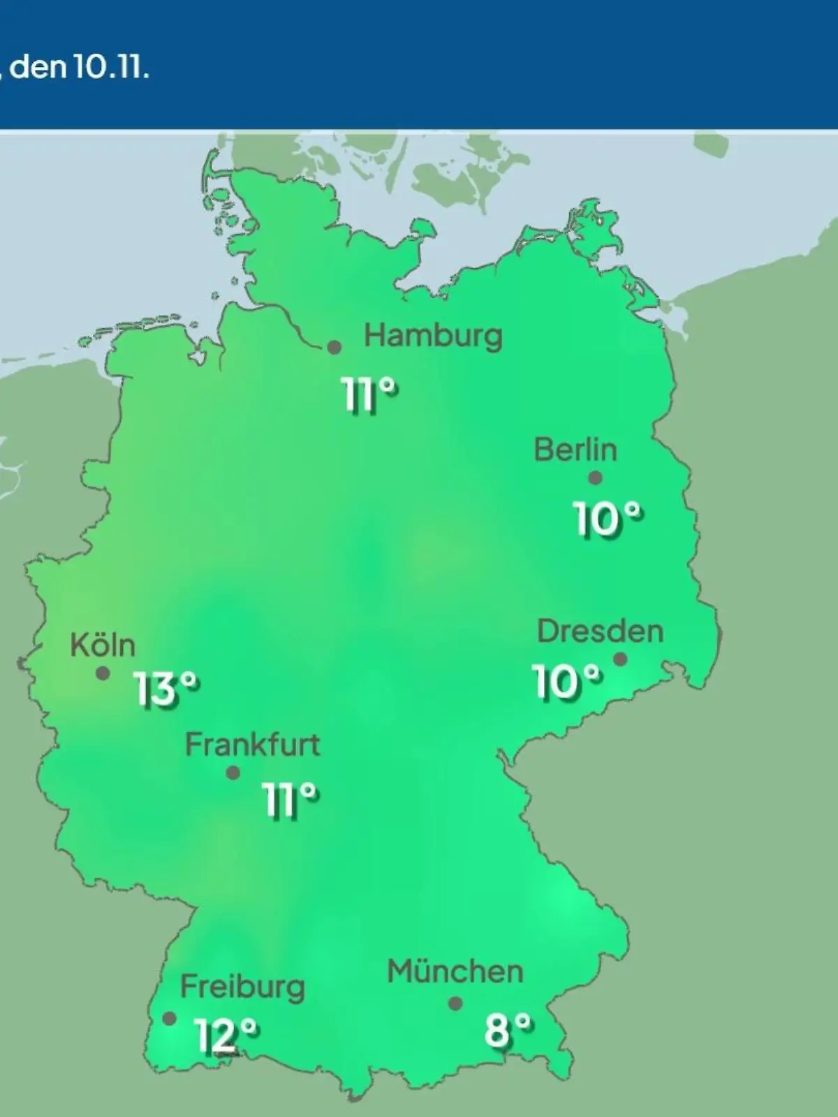 Bild zu: "Im Video: Temperatur-Vorhersage"