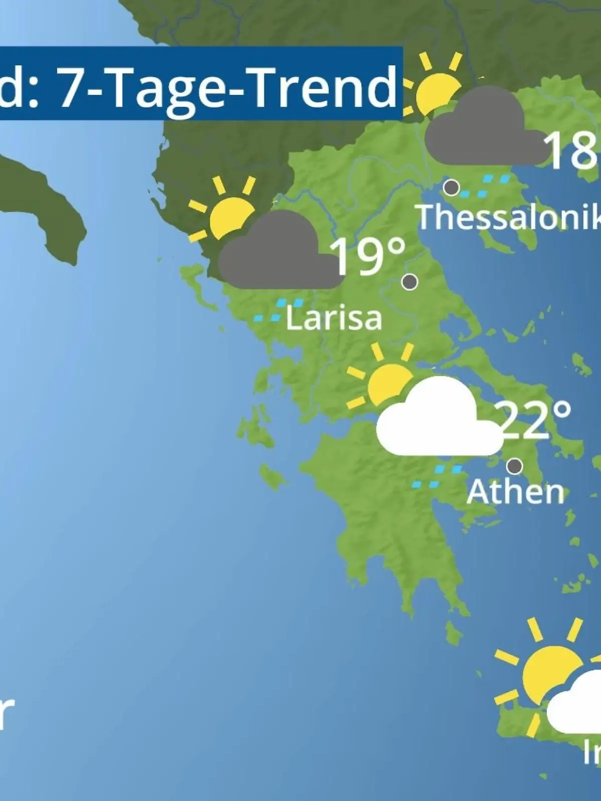 Bild zu: "Griechenland: Wie wird das Wetter?"