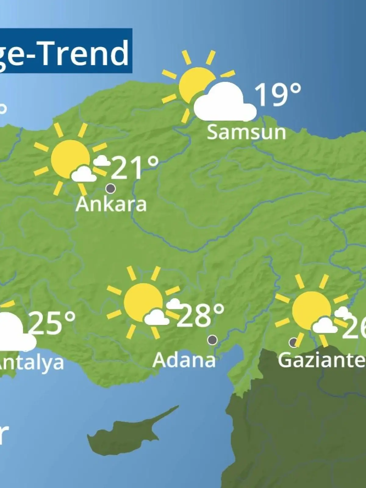 Bild zu: "Türkei: Wie wird das Wetter?"