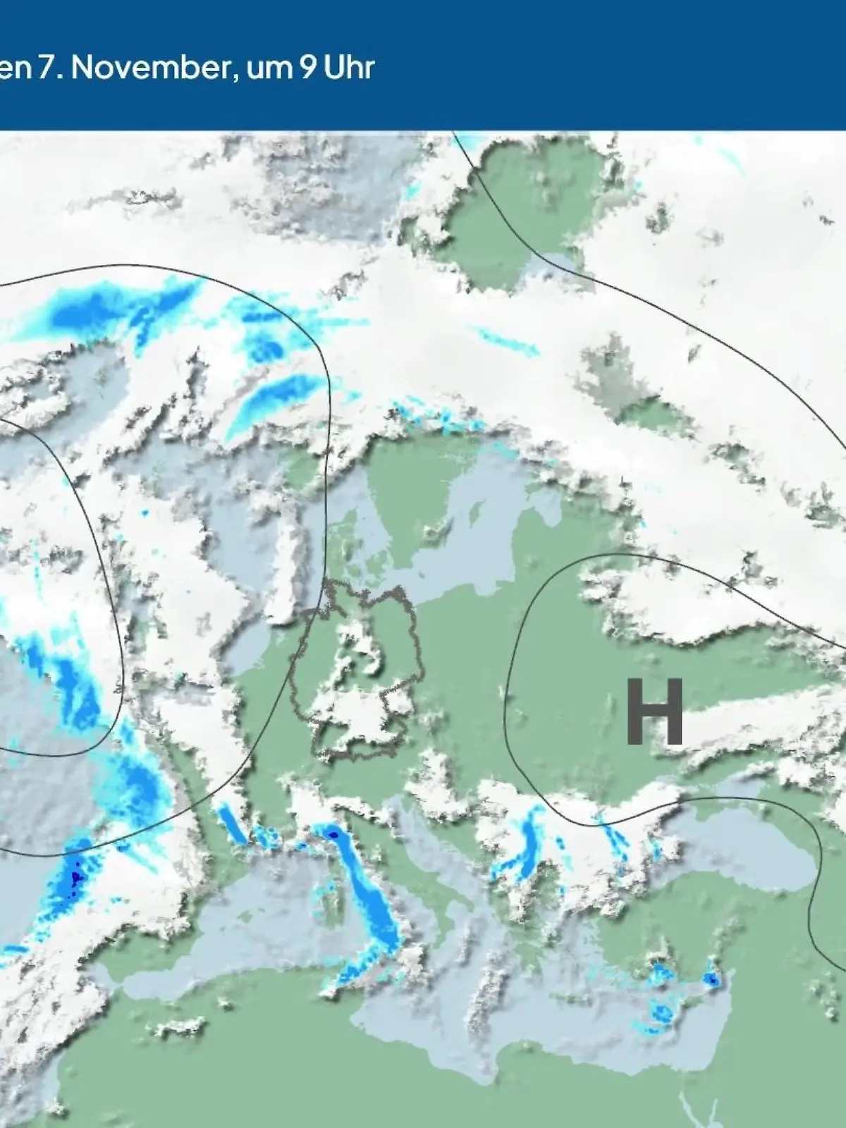 Bild zu: "Die Wetterlage der kommenden 5 Tage"