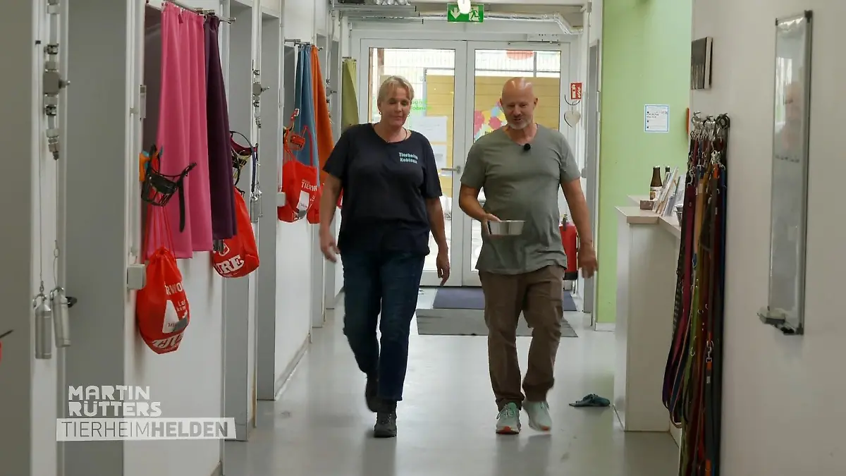 Detlef füttert die anspruchsvollen Hunde Tierischer Einsatz