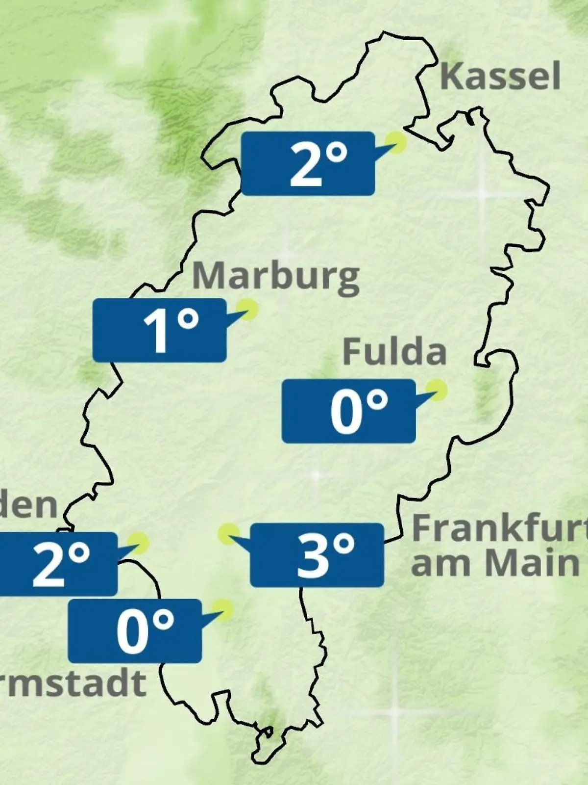Bild zu: "Hessen: Wie wird das Wetter?"