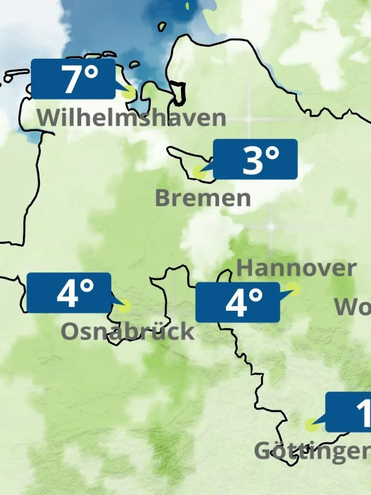 Bild zu: "Bremen und Niedersachsen: Wie wird das Wetter?"