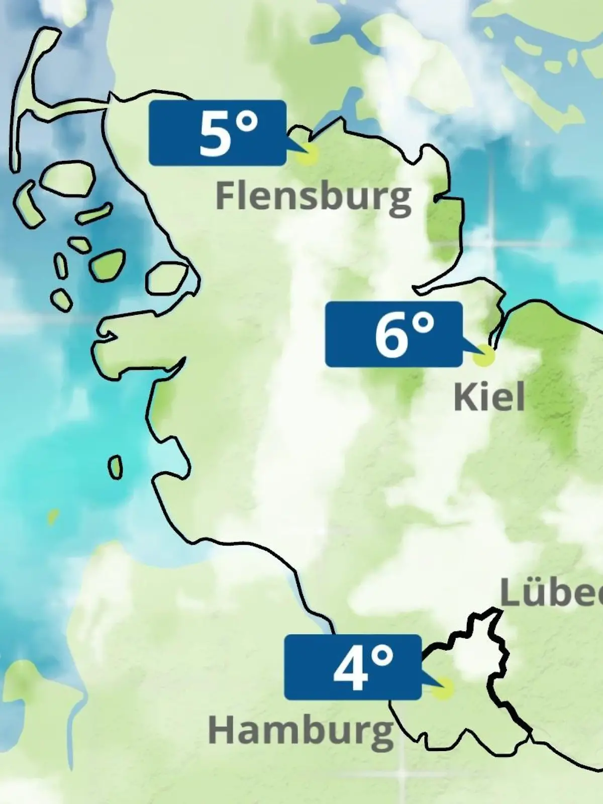 Bild zu: "Hamburg, Schleswig-Holstein: Wie wird das Wetter?"