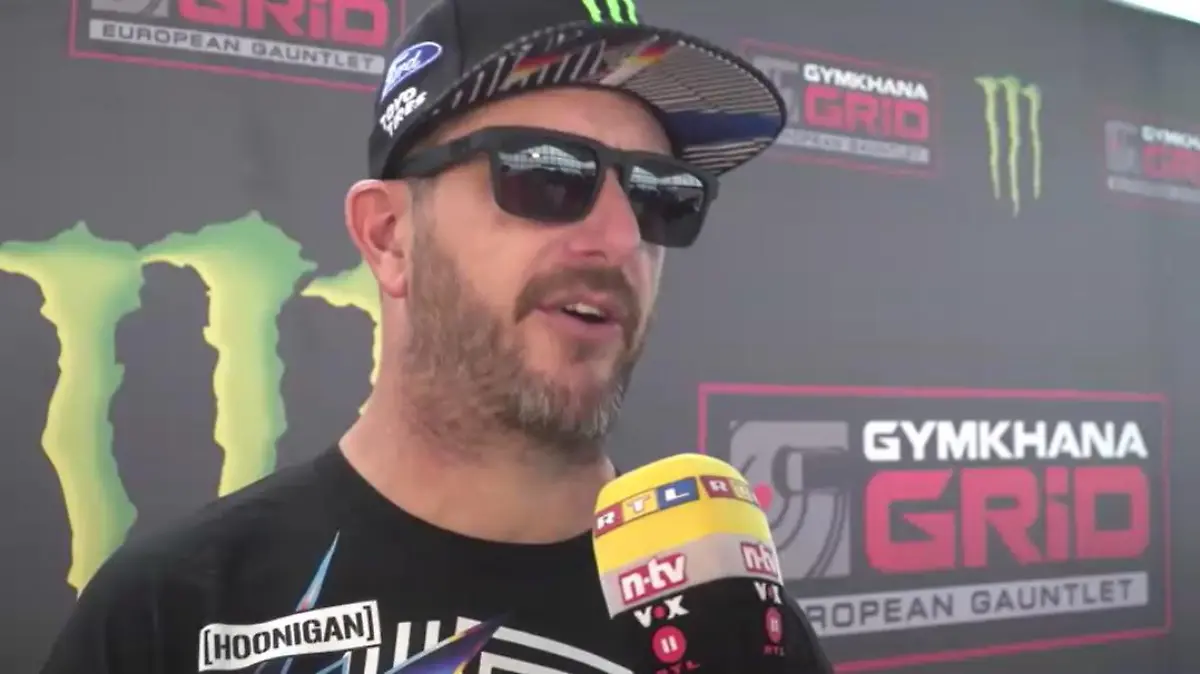 Ken Block im RTL-Interview.