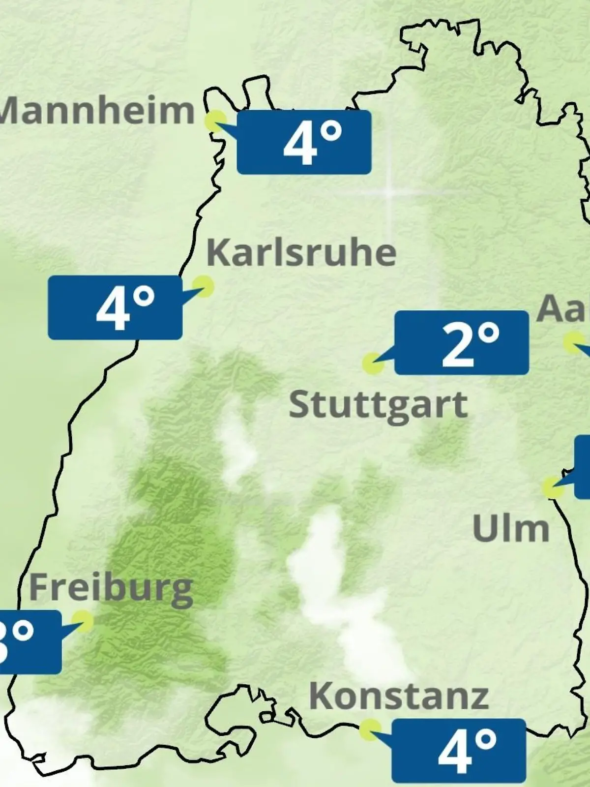 Bild zu: "Baden-Württemberg: Wie wird das Wetter?"