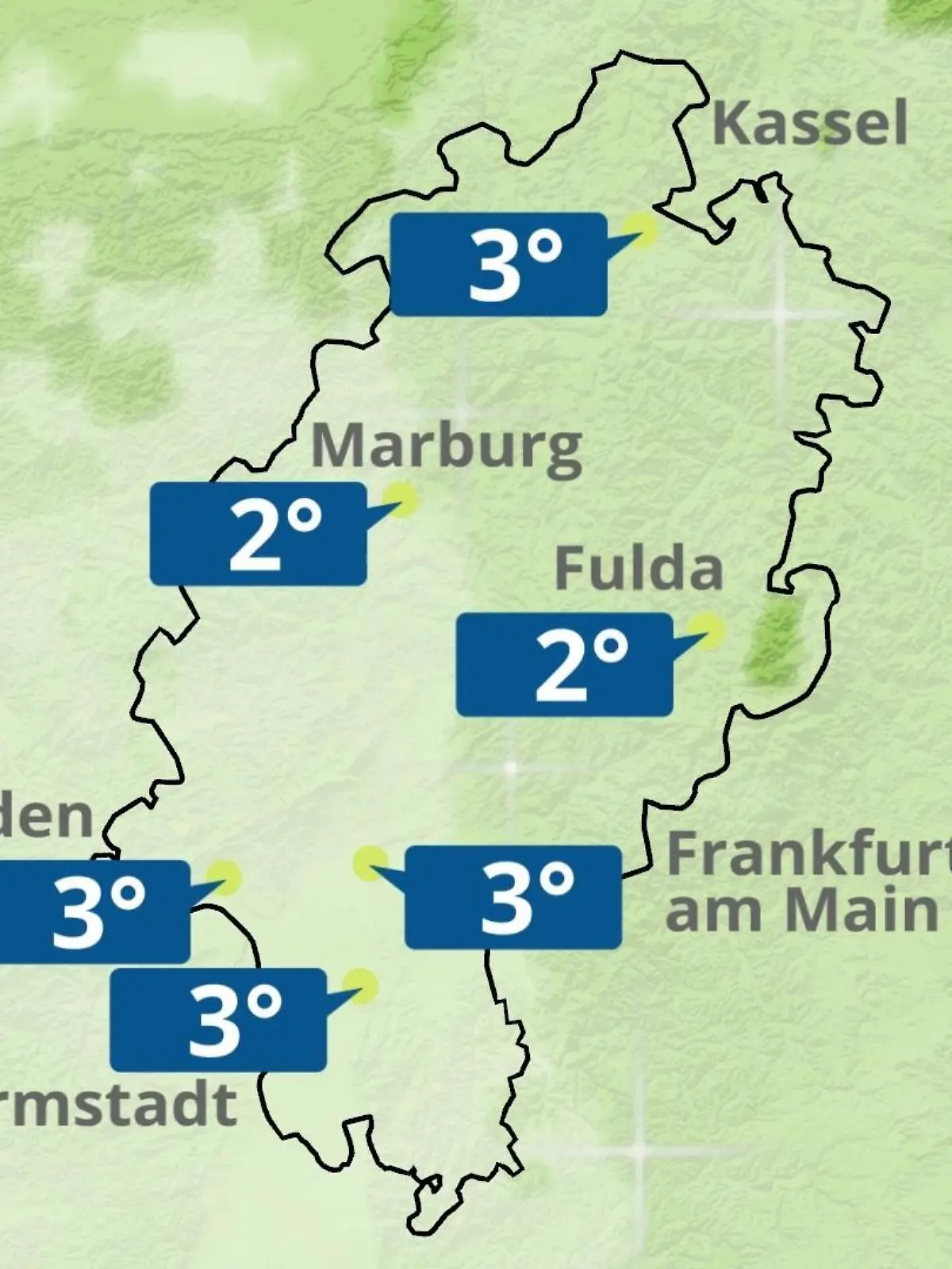 Bild zu: "Hessen: Wie wird das Wetter?"