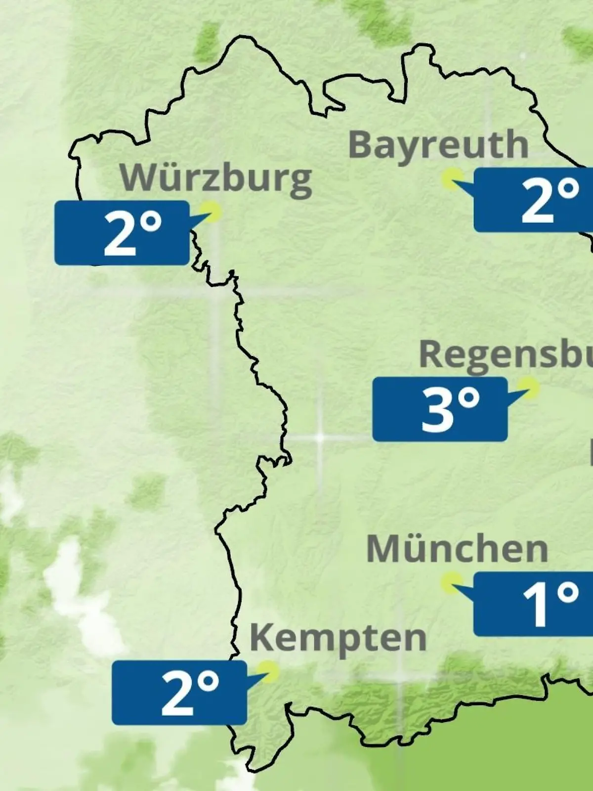 Bild zu: "Bayern: Wie wird das Wetter?"