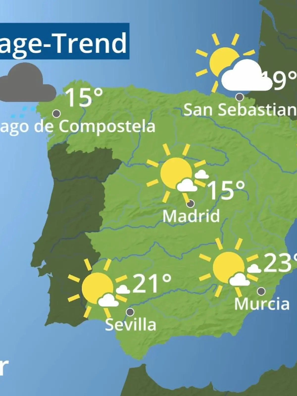 Bild zu: "Spanien: Wie wird das Wetter?"