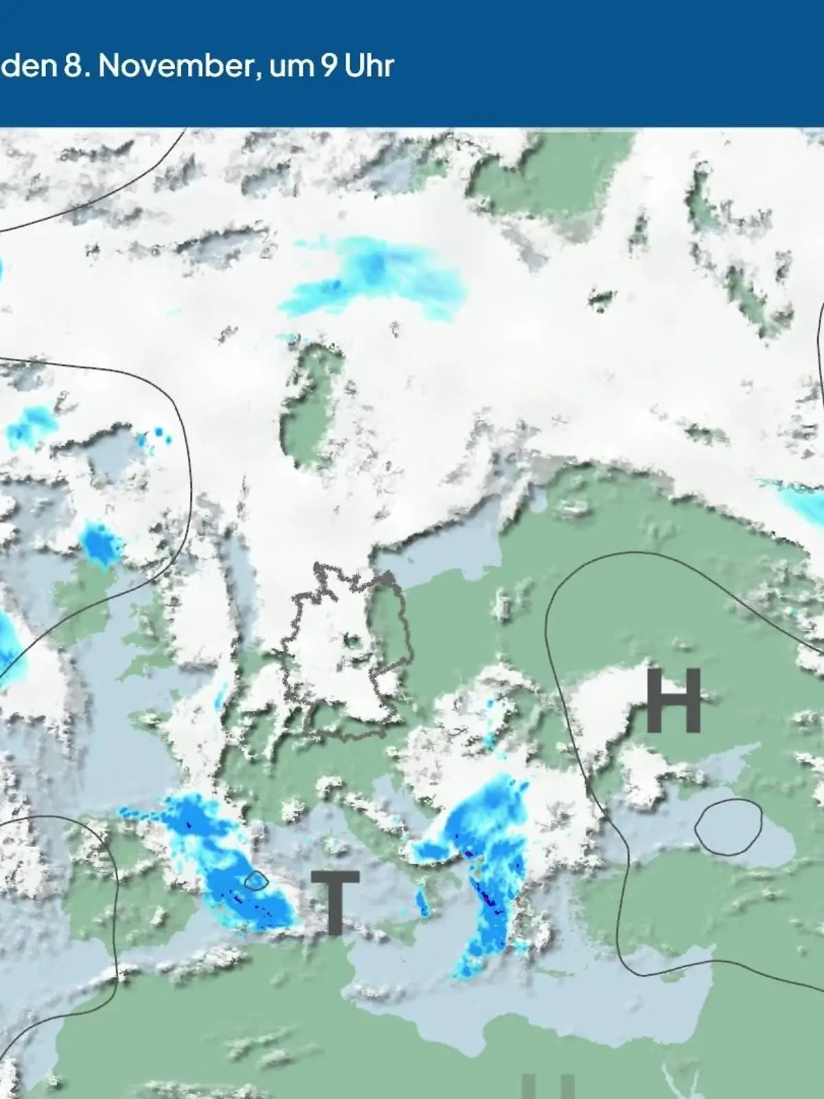 Bild zu: "Die Wetterlage der kommenden 5 Tage"
