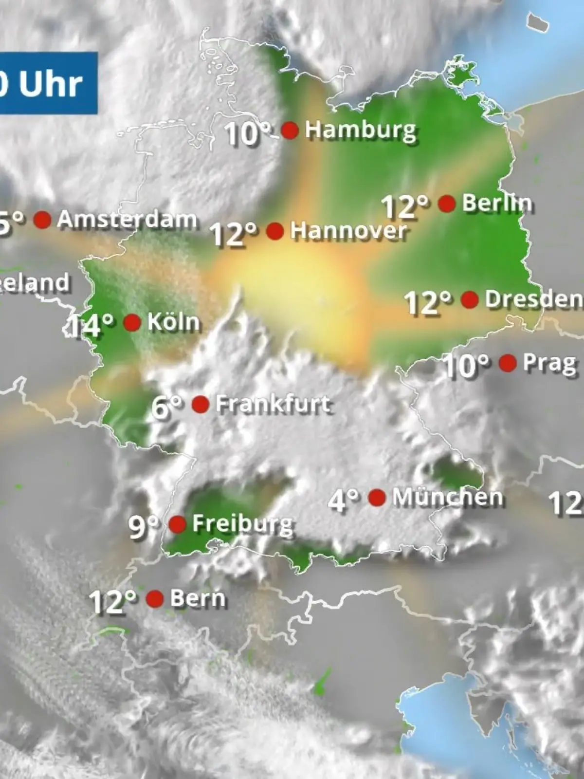 Bild zu: "Kaum Regen, aber teils zäher Nebel"