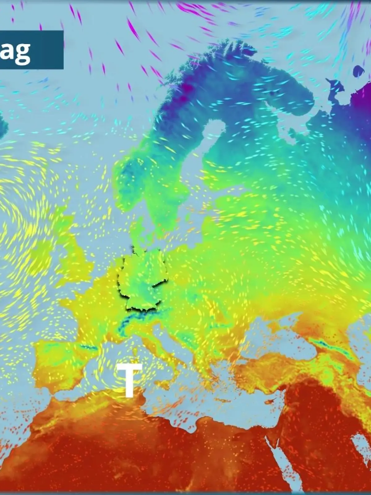 Bild zu: "Atlantik-Tief hält die Temperaturen mild"