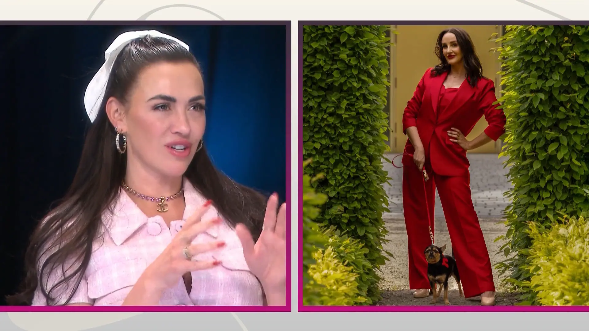 Bild von Minas "Woman in Red"-Look kommt an