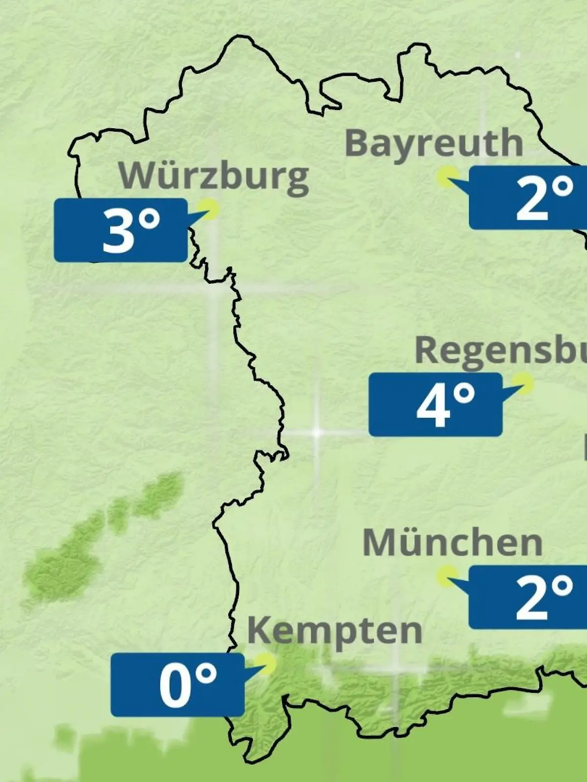 Bild zu: "Bayern: Wie wird das Wetter?"