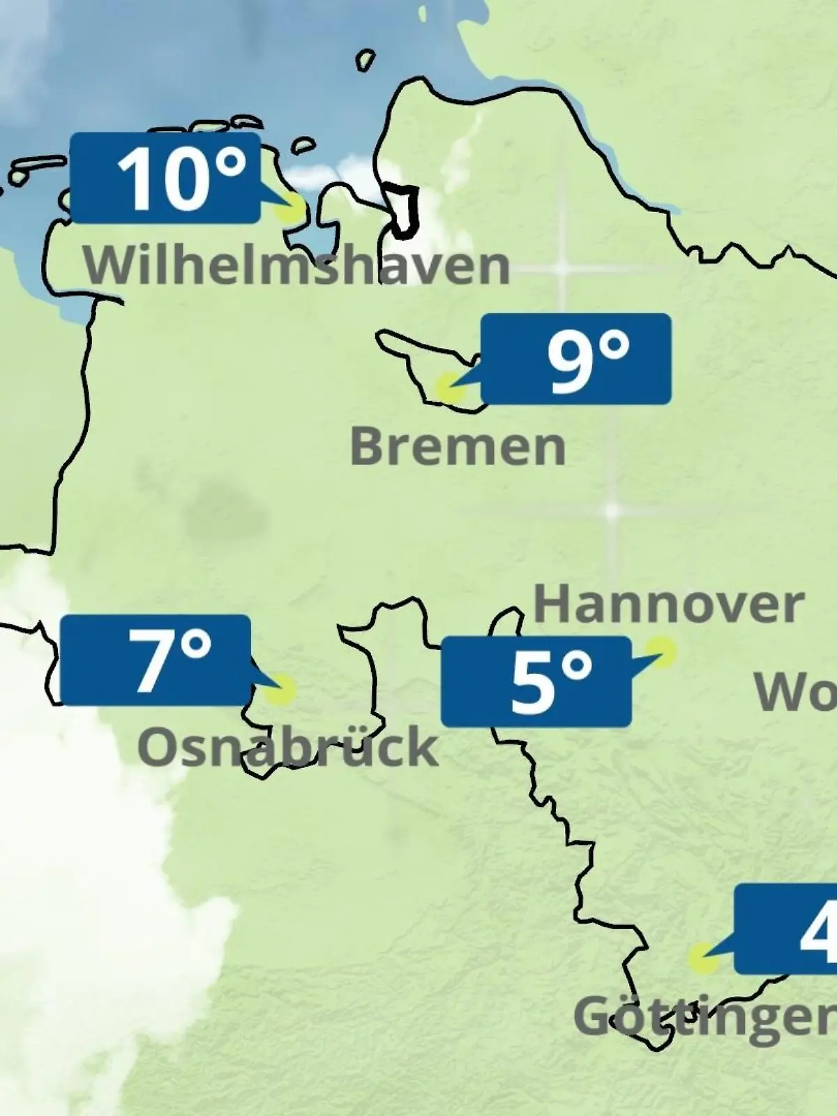 Bild zu: "Bremen und Niedersachsen: Wie wird das Wetter?"