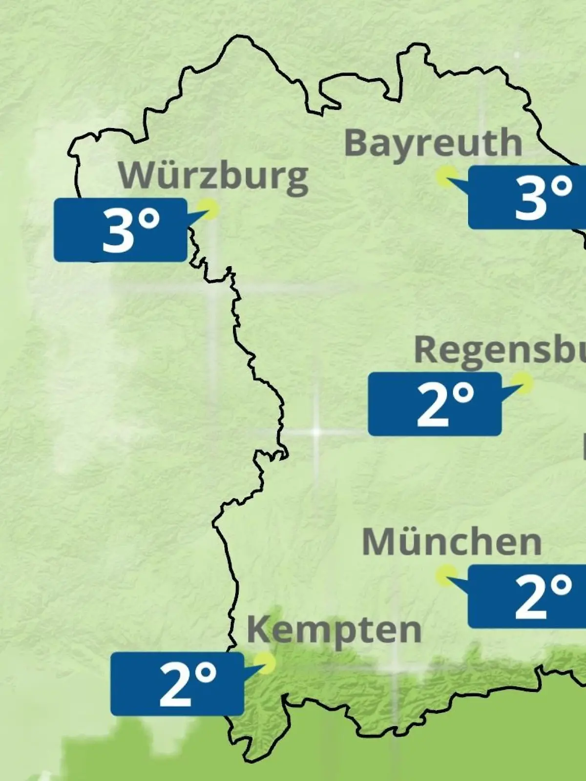 Bild zu: "Bayern: Wie wird das Wetter?"