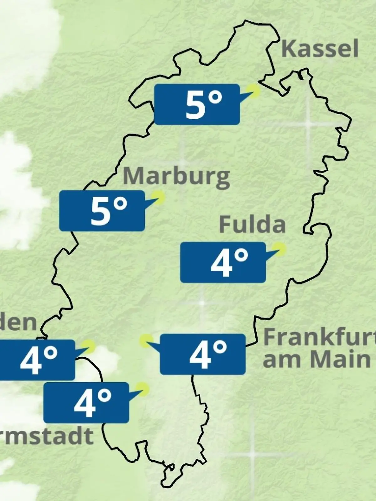 Bild zu: "Hessen: Wie wird das Wetter?"