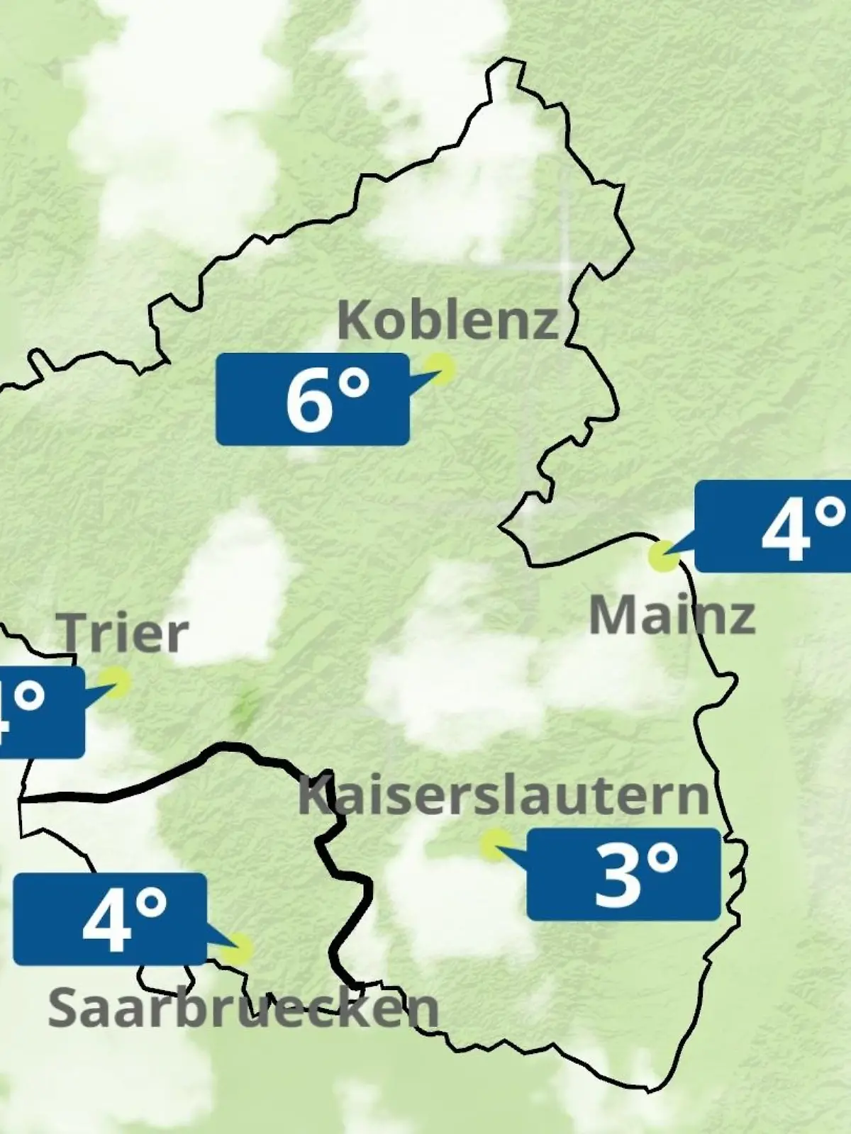 Bild zu: "Rheinland-Pfalz, Saarland: Wie wird das Wetter?"