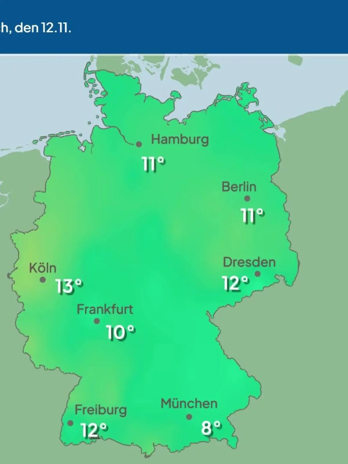 Bild zu: "Im Video: Temperatur-Vorhersage"
