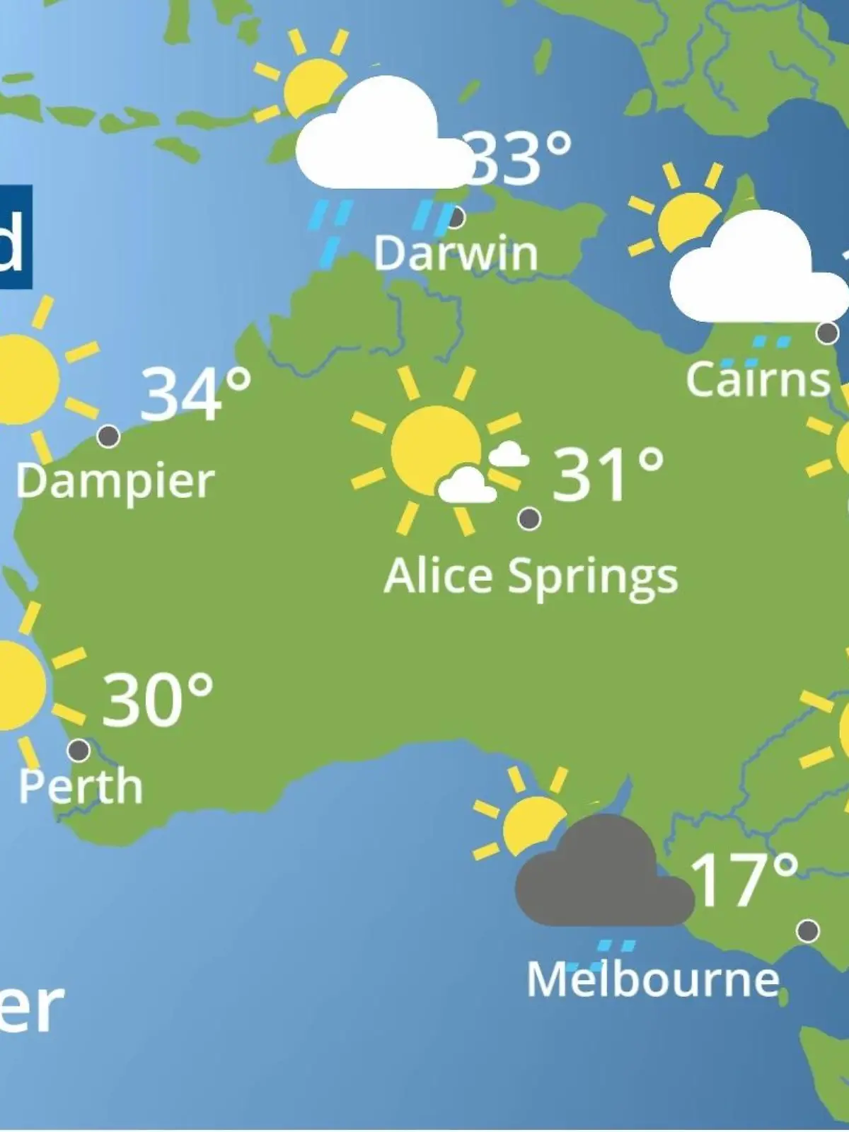 Bild zu: "Australien: Wie wird das Wetter?"