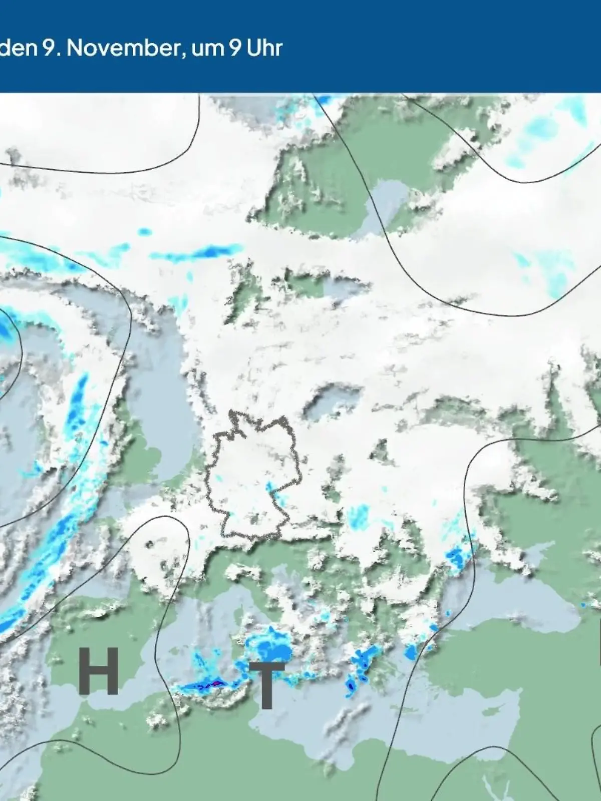 Bild zu: "Die Wetterlage der kommenden 5 Tage"